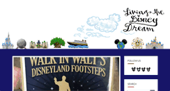 Desktop Screenshot of livingthedisneydream.com