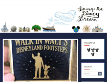 Tablet Screenshot of livingthedisneydream.com